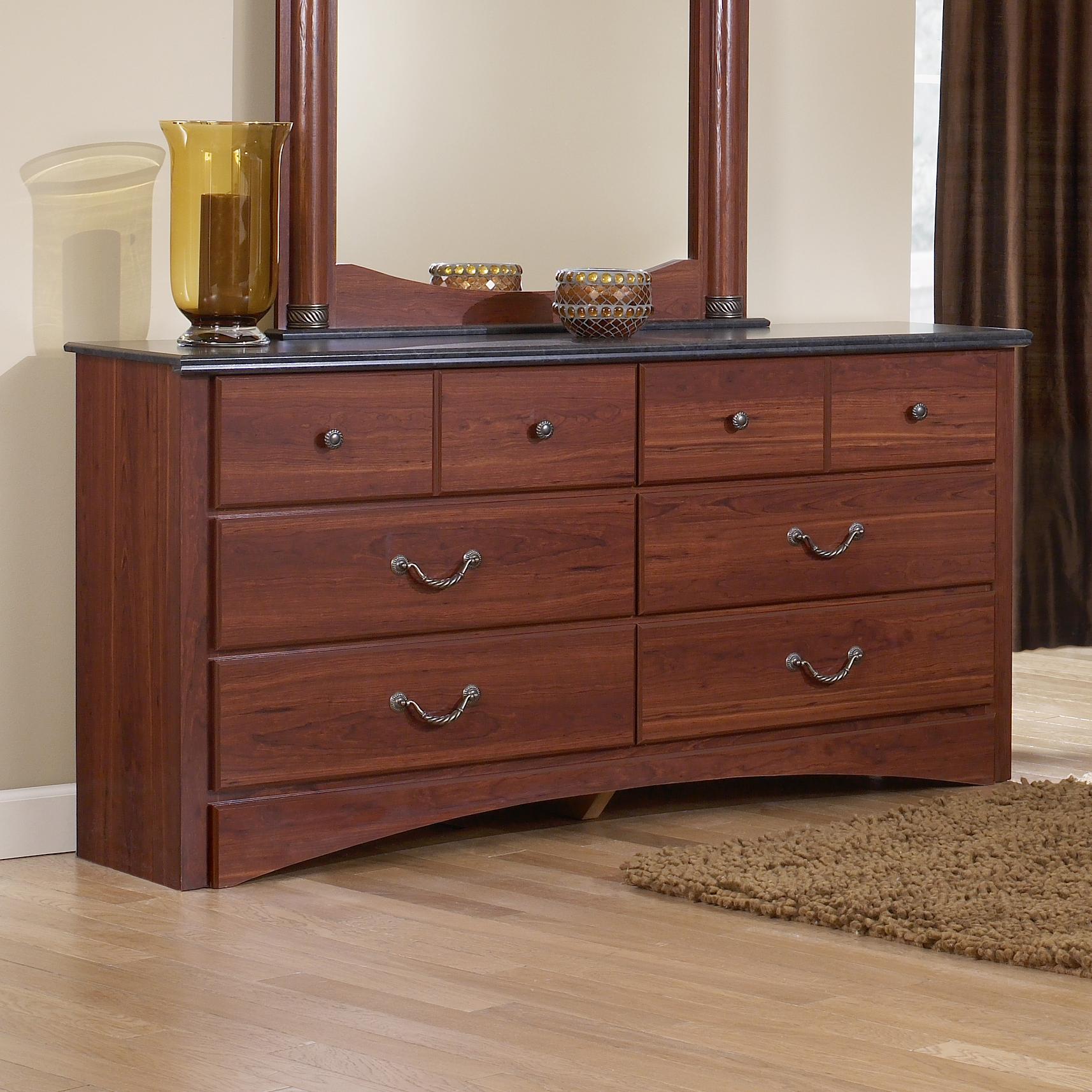 Cherry 6 on sale drawer dresser